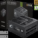 Фото Блок живлення GAMEMAX GZ 750G BK, ATX3.1 & PCIe5.1, 750W, модульний, 80+Gold, fan 135мм #1