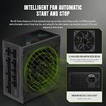 Фото Блок живлення GAMEMAX GS 750G V25, SFX 750W, 92мм. вент, 80+Gold, fully modular #3