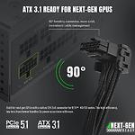 Фото Блок живлення GAMEMAX GS 750G V25, SFX 750W, 92мм. вент, 80+Gold, fully modular #4