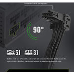 Фото Блок живлення GAMEMAX GS 750G V25, SFX 750W, 92мм. вент, 80+Gold, fully modular #14