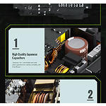 Фото Блок живлення GAMEMAX GS 750G WH V25, SFX 750W, 92мм. вент, 80+Gold, fully modular #13