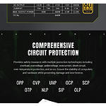 Фото Блок живлення GAMEMAX GS 650G WH V25, SFX 650W, 92мм. вент, 80+Gold, fully modular #14