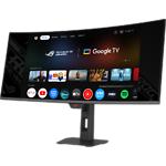 Фото ASUS 34" XG34WCDMTG Curved OLED 3440x1440,0.03мс,1.5млн:1,250кдм,240Гц,DP/HDMI,USB,WiFi,Ауд.вих,2*5W #2