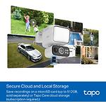 Фото Мережева камера TP-Link Tapo C615F KIT,WiFi 802.11n,2K 2304*1296,вулична IP65,акумулятор+Solar Panel #13