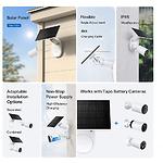 Фото Сонячна панель TP-Link Tapo A201, Type-C вулична IP65 Solar Panel живлення IP-камер на акумуляторі #3