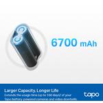 Фото Акумуляторна батарея TP-Link Tapo A100, 6700 мАг для живлення IP-камер #6