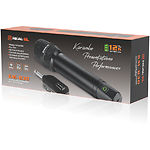 Зображення Мікрофон REAL-EL KM-830 (EL121900001) бездротовий динамічний, джек 6,35 мм, Type-C #4 Фото Мікрофон REAL-EL KM-830 (EL121900001) бездротовий динамічний, джек 6,35 мм, Type-C #4