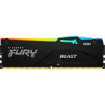 Зображення DDR-5 32GB 6400МГц Kingston FURY Beast Black RGB (KF564C32BBA-32) Фото DDR-5 32GB 6400МГц Kingston FURY Beast Black RGB (KF564C32BBA-32)