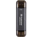 фото SSD Transcend 2TB ESD310C External USB 3.2 Gen2 Type-C/Type-A (TS2TESD310C) Grey