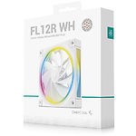 Фото Вентилятор 120мм Deepcool FL12R ARGB White (R-FL12R-WHAPN1-G) реверсний, FDB, 500-2150 RPM±10%