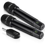 Зображення Набір мікрофонів REAL-EL KM-850 (EL121900002) бездротових динамічних, джек 6,35 мм, Type-C #11 Фото Набір мікрофонів REAL-EL KM-850 (EL121900002) бездротових динамічних, джек 6,35 мм, Type-C #11