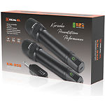 Зображення Набір мікрофонів REAL-EL KM-850 (EL121900002) бездротових динамічних, джек 6,35 мм, Type-C #4 Фото Набір мікрофонів REAL-EL KM-850 (EL121900002) бездротових динамічних, джек 6,35 мм, Type-C #4