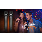 Зображення Набір мікрофонів REAL-EL KM-850 (EL121900002) бездротових динамічних, джек 6,35 мм, Type-C #3 Фото Набір мікрофонів REAL-EL KM-850 (EL121900002) бездротових динамічних, джек 6,35 мм, Type-C #3