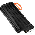 Фото Зовнішній акумулятор Power Bank Hoco J151A 20000mAh Black (6942007653374) 12W, 4 cables, Фонарик #3