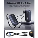 Зображення Зовнішній акумулятор Power Bank Baseus (E0027M00) EnerFill FC21 Qpow 3 Ultra Black 20000mAh,QC,22.5W #4 Фото Зовнішній акумулятор Power Bank Baseus (E0027M00) EnerFill FC21 Qpow 3 Ultra Black 20000mAh,QC,22.5W #4