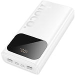 Фото Зовнішній акумулятор Power Bank Hoco J144A Hymn 30000mAh White (6942007642149) 12W, Digital display #2