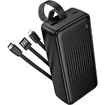 Зображення Зовнішній акумулятор Power Bank BOROFONE BJ79B Clever Black (6941991121579) 30000mAh, 10W, 3 кабеля #5 Фото Зовнішній акумулятор Power Bank BOROFONE BJ79B Clever Black (6941991121579) 30000mAh, 10W, 3 кабеля #5