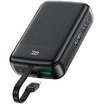 Зовнішній акумулятор Power Bank ACEFAST M14 Black (6974316283966) 20000mAh, PD22.5W, Type-C cable - фото