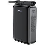 Зовнішній акумулятор Power Bank ACEFAST M4 Black (6974316282723) 20000mAh, PD 67W, Type-C cable - фото