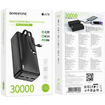 Зображення Зовнішній акумулятор Power Bank BOROFONE BJ57B Black (6941991116469) 30000mAh,QC3.0,PD20W,with cable #1 Фото Зовнішній акумулятор Power Bank BOROFONE BJ57B Black (6941991116469) 30000mAh,QC3.0,PD20W,with cable #1