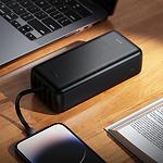 Фото Зовнішній акумулятор Power Bank Hoco J163B 30000mAh Black (6942007664615) 10W, 4 вбудованих кабеля #5