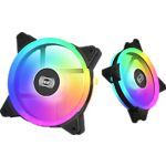 Фото Вентилятор 120мм PCCOOLER F3 T120 ARGB BK, 500-1800об/хв, 4-pin, Hydraulic Bearing #3