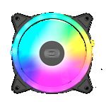 Фото Вентилятор 120мм PCCOOLER F3 T120 ARGB BK, 500-1800об/хв, 4-pin, Hydraulic Bearing