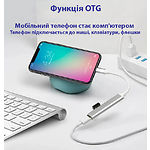 Фото Концентратор HUB USB 3.1 Dynamode DM-UH-311AC Silver, USB-A/C -> USB3.0 + 3* USB2.0 #4