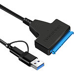 Фото Конвертер Dynamode DM-AD-SATA-U3 USB3.0 Type-A + Type-C -> SATA HDD/SSD 2.5" #8
