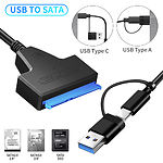 Фото Конвертер Dynamode DM-AD-SATA-U3 USB3.0 Type-A + Type-C -> SATA HDD/SSD 2.5" #5