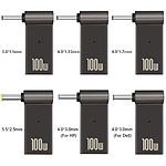 фото Адаптер PD 100W USB Type-C Мама -> DC Jack 3.5x1.35 мм (PD100W-3.5x1.35mm) зарядка ноут-ів, планшеті
