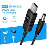 Зображення Перехідник Dynamode DM-USB-DC-5.5x2.1-12V, USB 5В -> 12В живлення пристроїв, вилка 5.5*2.1, 1м #1 Фото Перехідник Dynamode DM-USB-DC-5.5x2.1-12V, USB 5В -> 12В живлення пристроїв, вилка 5.5*2.1, 1м #1