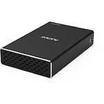 фото HDD Rack Maiwo K25272C black Зовніш. USB3.1 Type-C 2,5" 2*S-ATA HDD/SSD RAID 0,1