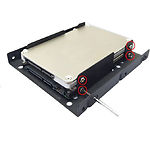 Фото HDD перехідник Maiwo K11, з 2х 2.5" на 3.5" HDD/SSD внутр. метал. 101 х 115 х 23,5 мм #2