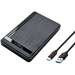 HDD Rack Dynamode DM-CAD-25317C Black зовнішня кишеня USB3.1 Type-C 2,5" S-ATA SSD/HDD - фото