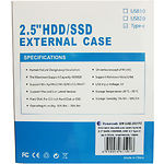 Фото HDD Rack Dynamode DM-CAD-25317C Black зовнішня кишеня USB3.1 Type-C 2,5" S-ATA SSD/HDD #1