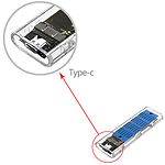 Фото HDD Rack Dynamode DM-CAD-SSD09 прозора зовнішня кишеня USB3.2 Type-C -> M.2 SATA/NVMe SSD #11