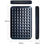 Фото HDD Rack Dynamode DM-CAD-25318 Black Зовнішній USB3.0 2,5" S-ATA SSD/HDD #1