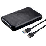 HDD Rack Dynamode DM-CAD-25319 Black Позашляховий USB3.0 2,5» S-ATA SSD/HDD - фото