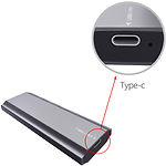 Фото HDD Rack Dynamode DM-CAD-SSD05 Grey Зовнішній USB3.2 Type-C M.2 NVMe SSD #7