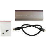 Фото HDD Rack Dynamode DM-CAD-SSD05 Grey Зовнішній USB3.2 Type-C M.2 NVMe SSD #4