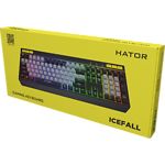 Фото Клавіатура HATOR Icefall black-grey (HTK401UA)