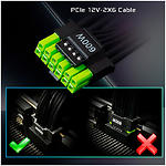 Фото Блок живлення AsRock SL-1000G, 1000W 80+GOLD, PCIe 5.1 & ATX3.1, 135mm Fan, Fully Modular #9