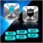 Фото Блок живлення AsRock SL-1000G, 1000W 80+GOLD, PCIe 5.1 & ATX3.1, 135mm Fan, Fully Modular #14