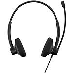 Фото EPOS IMPACT 100 UC Stereo Black (1001420) USB-A/USB-C, гарнітура комп'ютерна #1