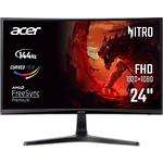 Фото ACER 24" ED240QP0bi (UM.UE0EE.004) VA Curved 1920x1080,4мс,250 кд/м2,3000:1,144Гц,VGA/HDMI,Аудіових.