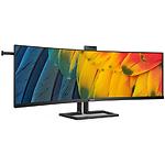 Фото PHILIPS 45" 45B1U6900CH/00 VA 5120x1440, 100Гц, 4мс, 3000:1, 450кд/м2, WebCam, HDMI/DP/USB-C #4
