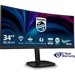 Фото PHILIPS 34" 34B2U3600C/00 VA 3440x1440, 100Гц, 4мс, 3500:1, 300кд/м2, HDMI/DP/USB-C