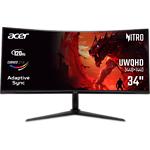 Фото ACER 34" ED340CUJ0bmiipx (UM.CE0EE.001) Curved VA 3440x1440,5мс,3000:1,250кд/м2,120Гц, HDMI/DP, 2*3W