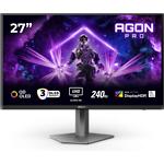 Фото AOC 27" AG276UZD OLED 3840х2160, 0.03мс,1 млн:1, 1000кд/м2, 240Гц, DP/HDMI, USB, Аудіовихід, 2*3Вт